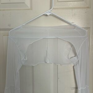 Freedom Rave Wear white bell sleeves